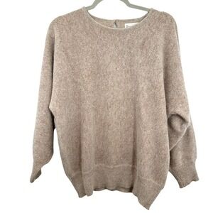 Rosanna Angora Rabbit‎ Hair Blend Crewneck Dolman Sleeve Sweater Womens Medium